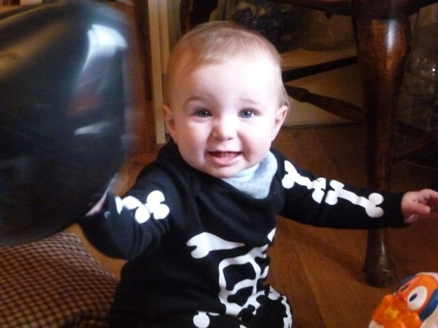 skeleton baby