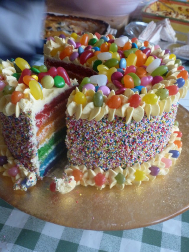rainbow cake