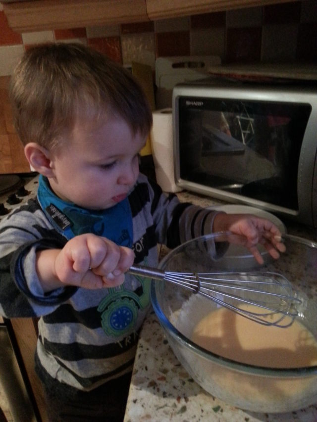 Cooking with toddlers