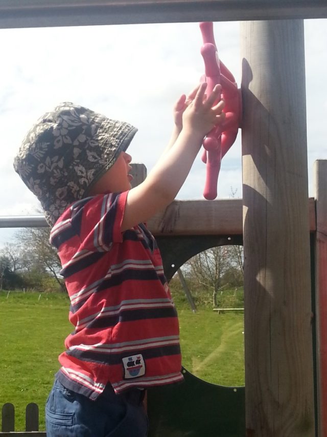 boat climbing frame