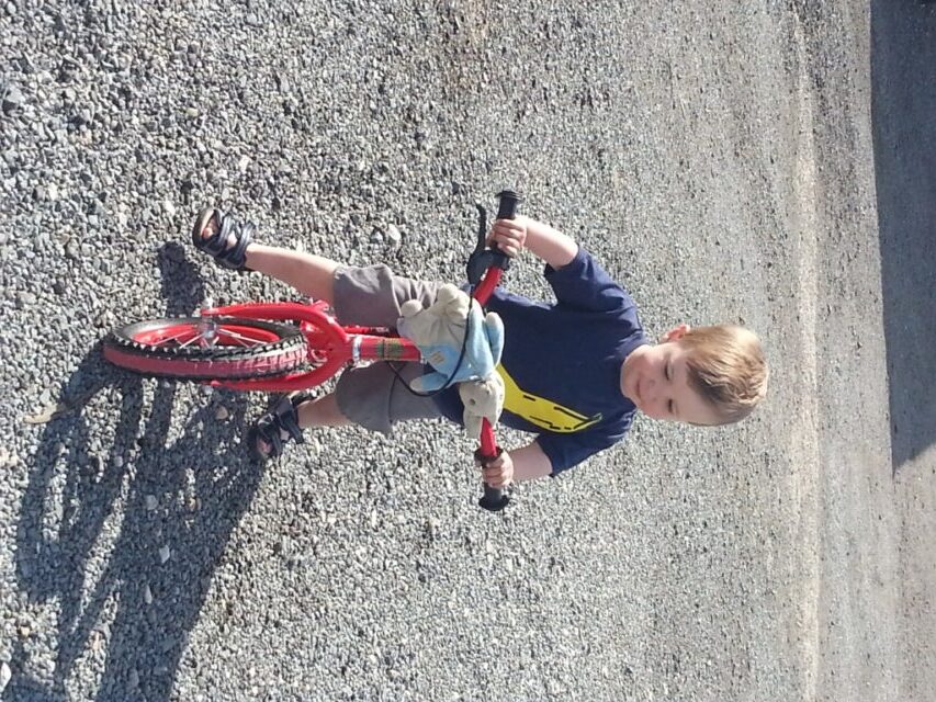 balance bike riding