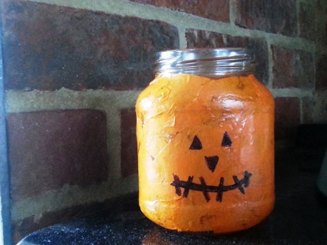 pumpkin jar light