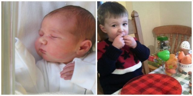 Change from newborn to 3 year old