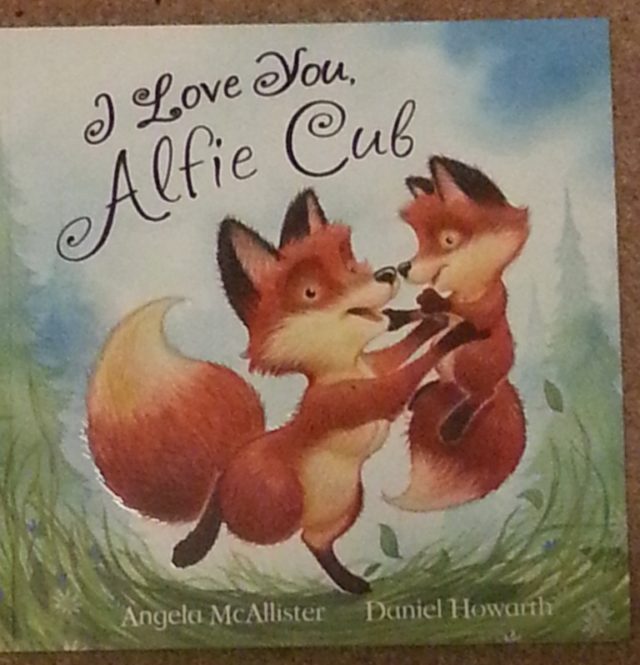 Alfie cub picture book