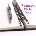 Francesca writes here blog badge