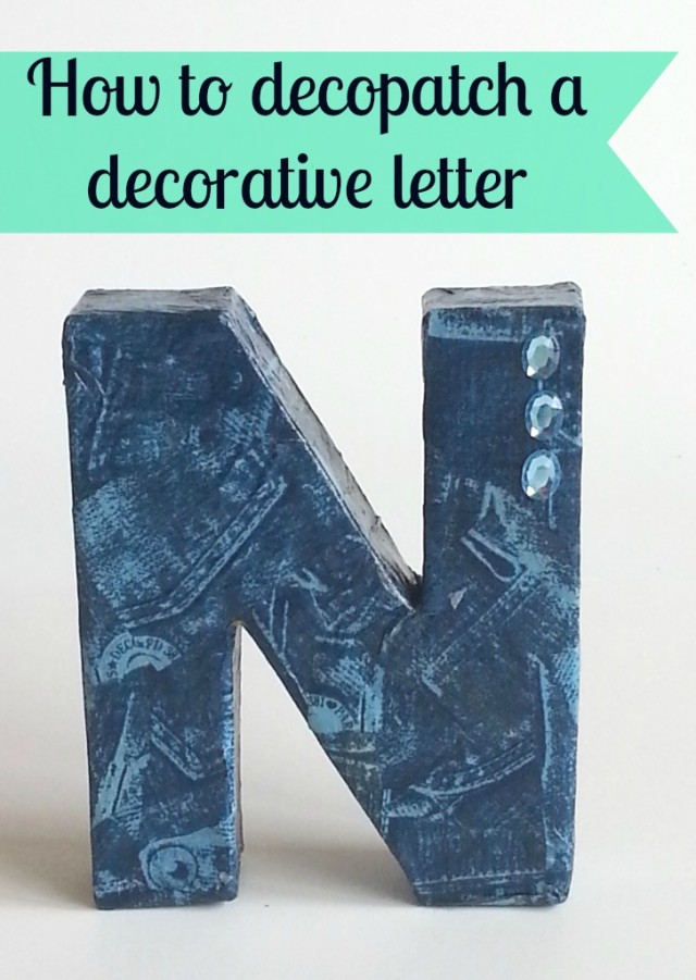 decopatched letter