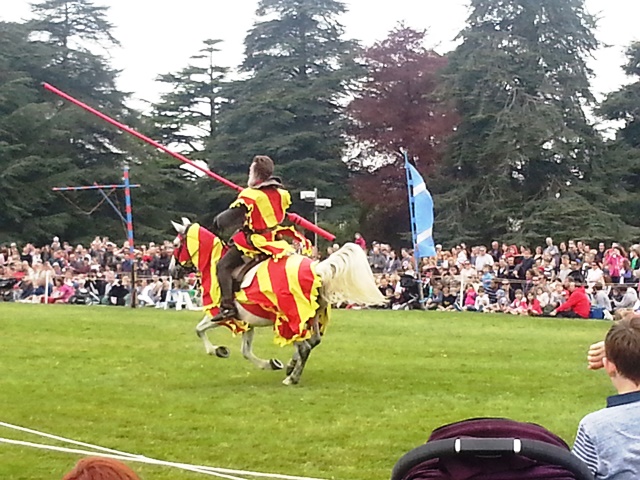 jousting knights at blenheim