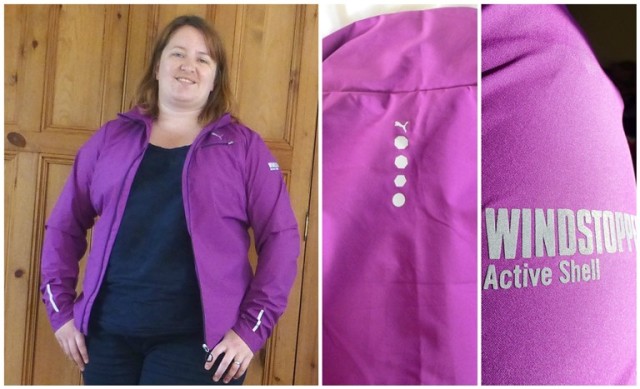 puma windstopper running jacket