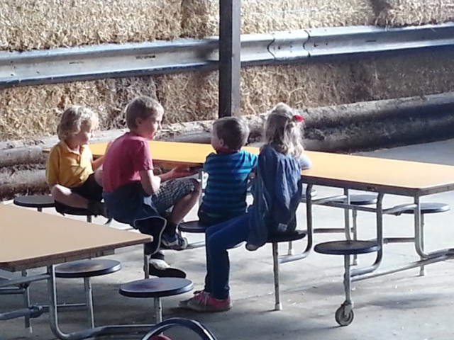 cousins hanging out