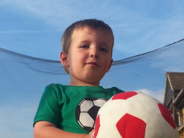 playing ball