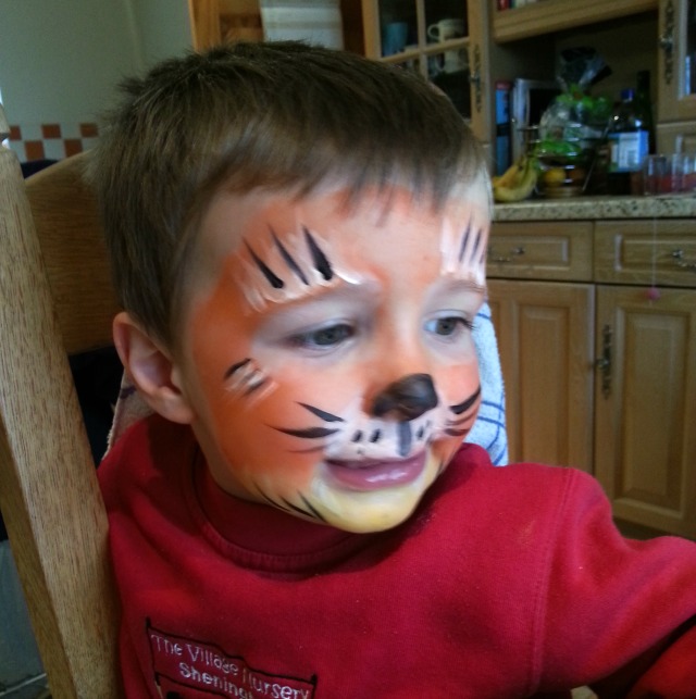 tiger face paint