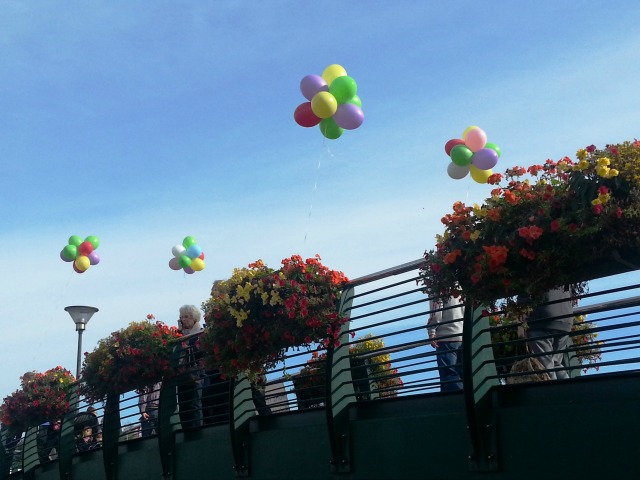 balloons and flowers in Banbury