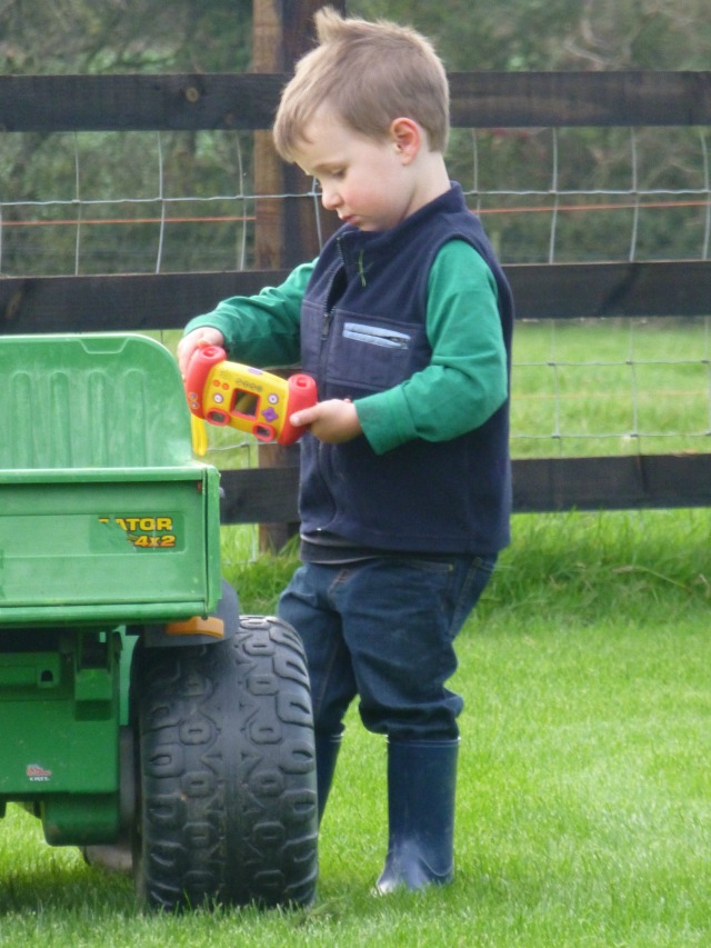 'working ' out in the garden