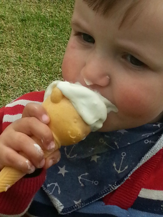 the perfect family holiday - ice cream eating