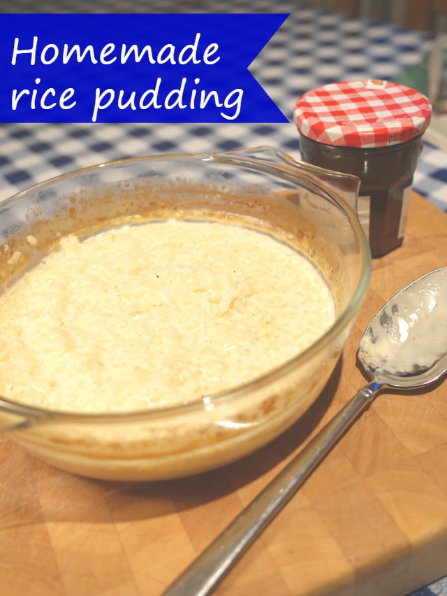 homemade rice pudding - Bubbablue and me