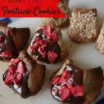 cheat's easy fortune cookies - perfect for chinese new year Bubbablue and me