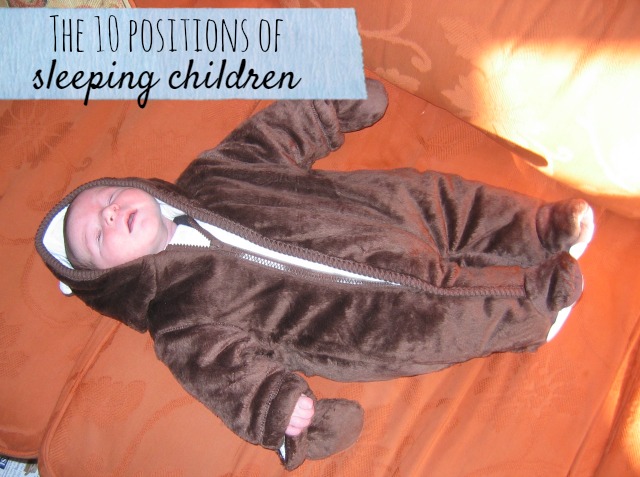 The 10 positions of sleeping children