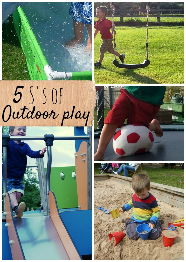 5 S's of outdoor play for children - Bubbablueandme