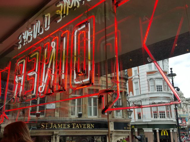 Jamie Oliver's Diner sign