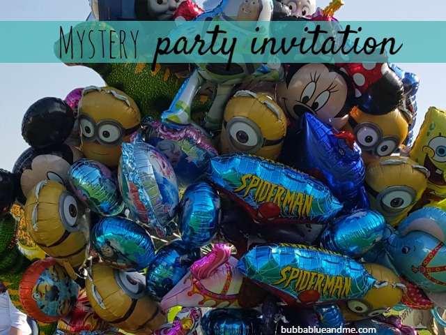 mystery party invitation