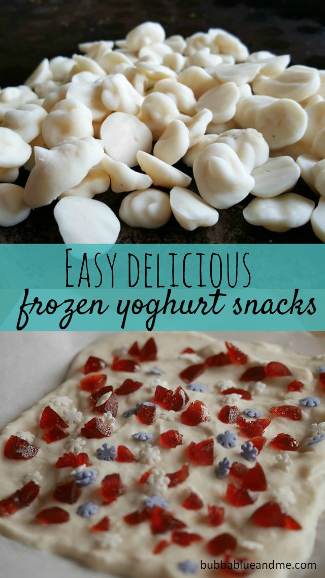 easy frozen yoghurt treat recipes you can make with the kids - Bubbablue and me
