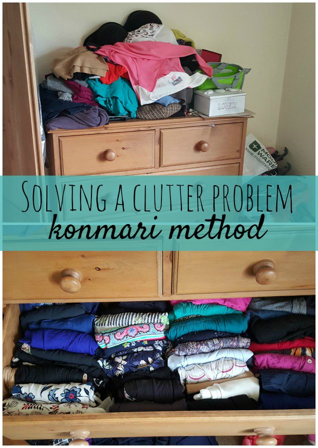 from this to this using the konmari method of decluttering and tidying - Bubbablueandme