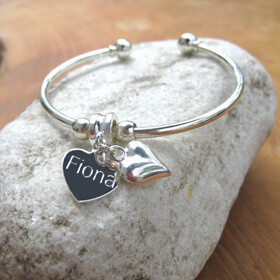 prezzybox puff heart bangle