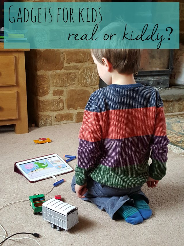 electronic gadgets for kids - real or kiddy - Bubbablue and me