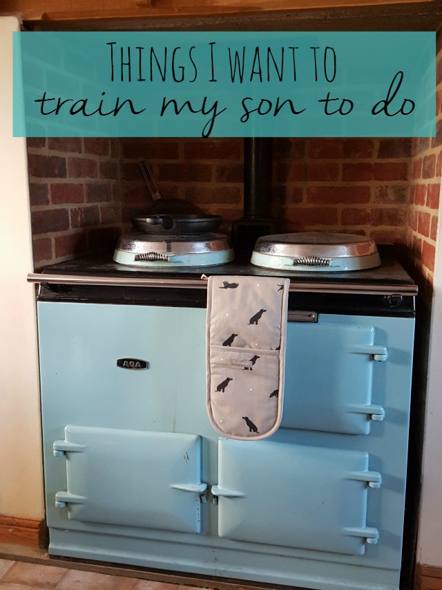 Things I want to train my son to do