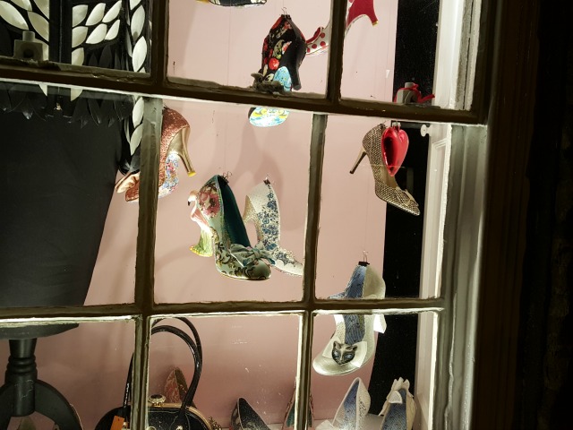 irregular choice shoe window display