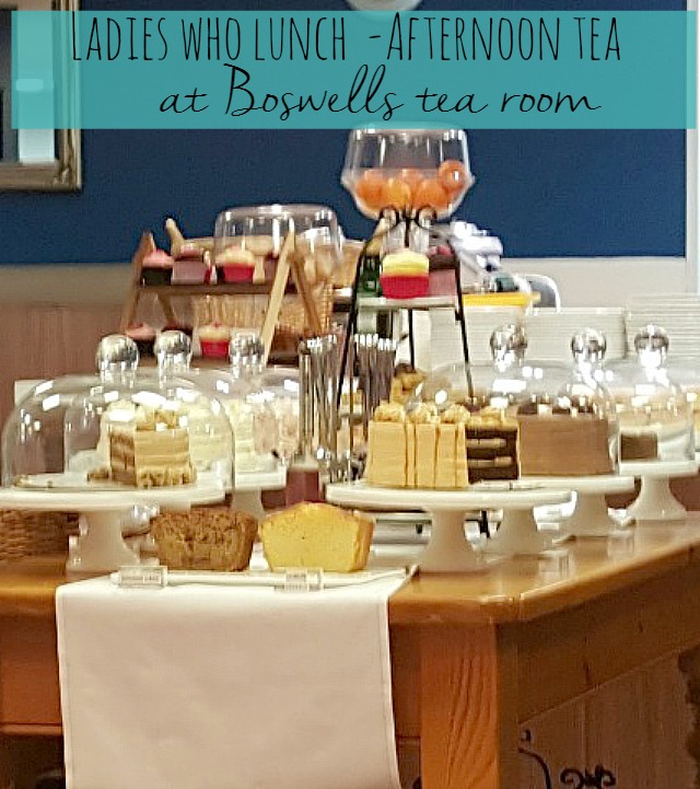 Ladies who lunch afternoon tea at Boswells Tea Room Oxford - Bubbablue and me