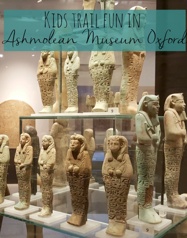 kids trail fun in the Ashmolean Museum Oxford - Bubbablue and me