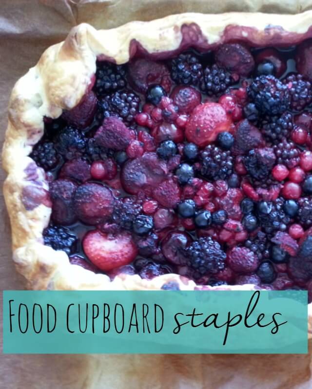 food cupboard staples - Bubbablue and me