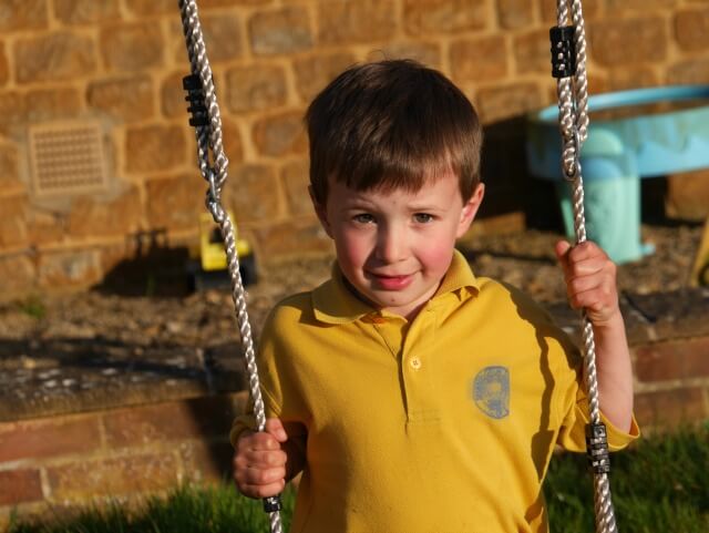 after school garden play