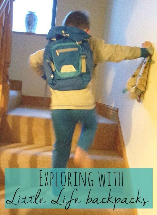 Exploring with Little Life rucksacks