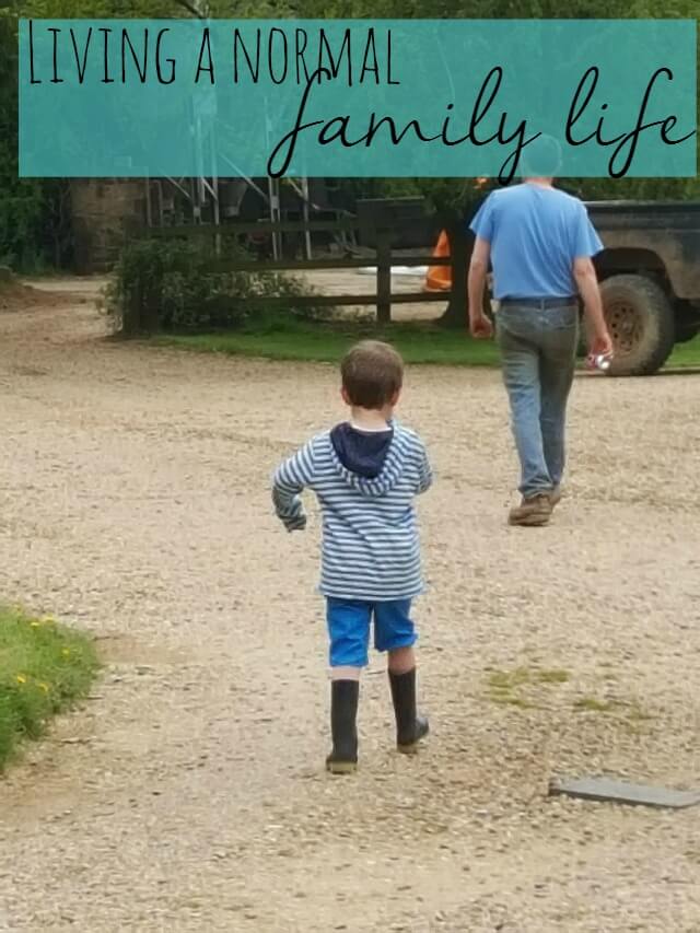 living a normal family life on the farm - Bubbablue and me