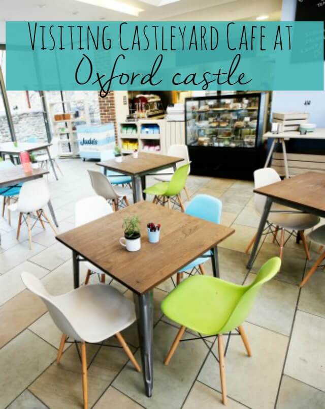 Castleyard Cafe at Oxford castle - Bubbablue and me