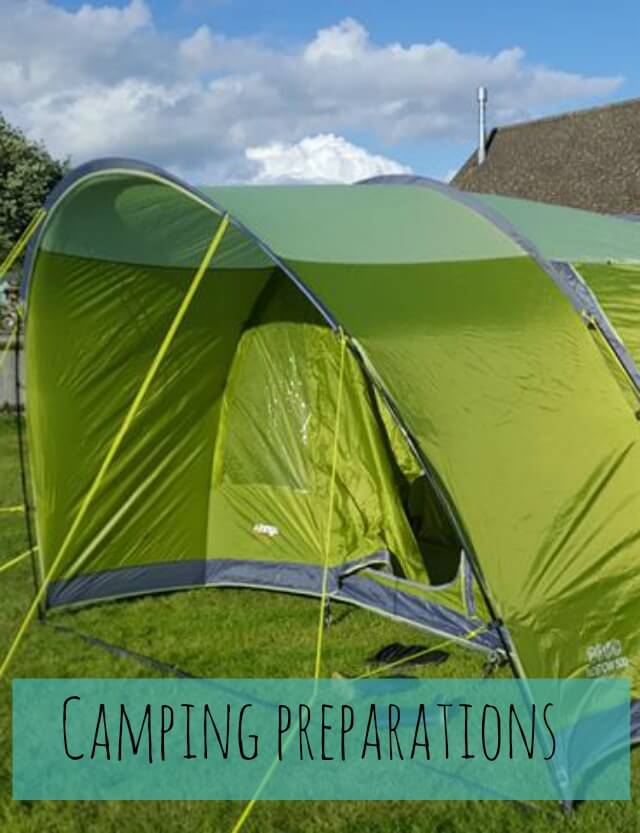 camping preparations - Bubbablue and me