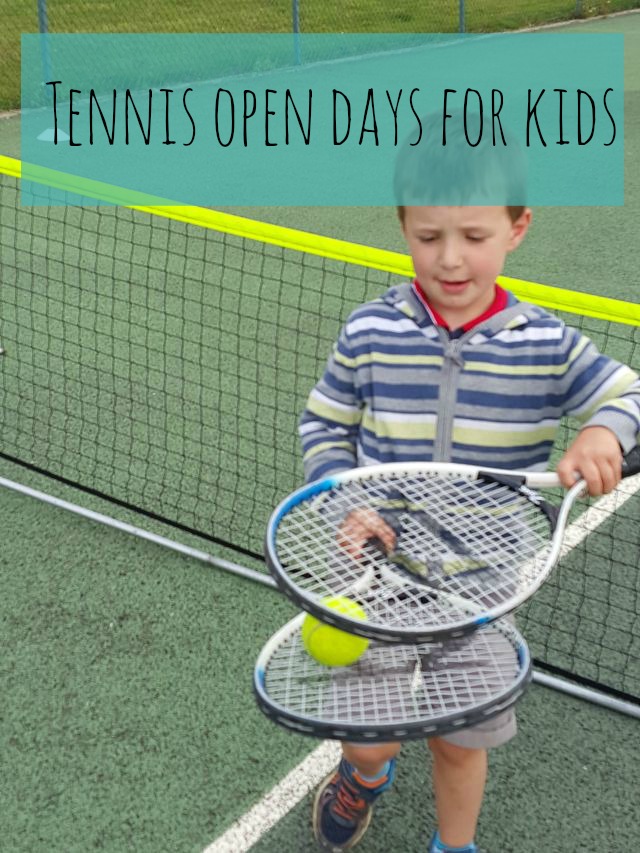 tennis open day for kids - Bubbablue and me