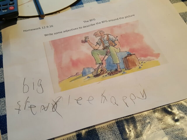 BFG homework