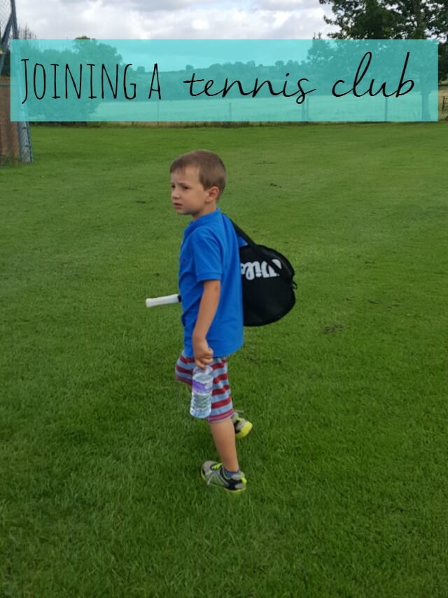 joining a tennis club - Bubbablue and me