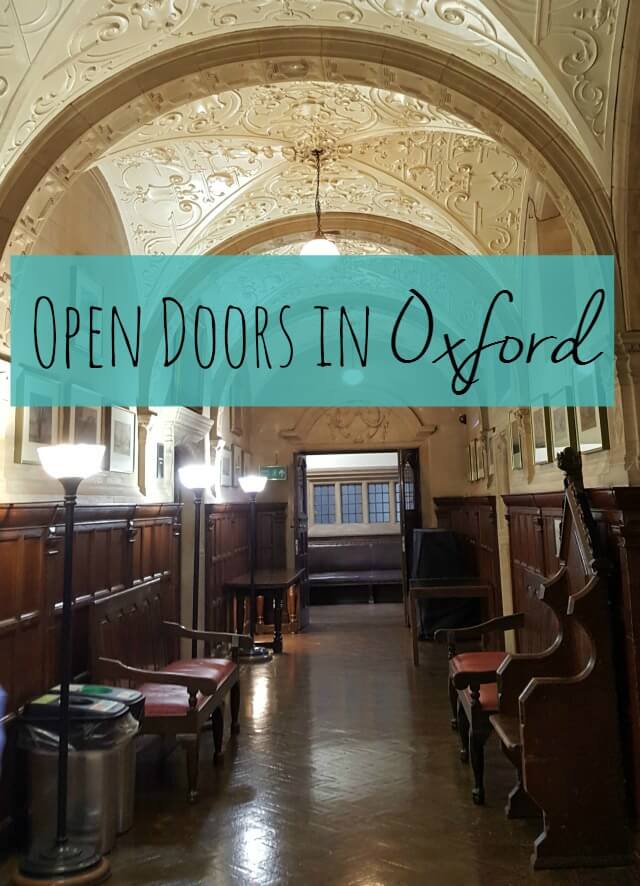 open doors oxford - Bubbablue and me