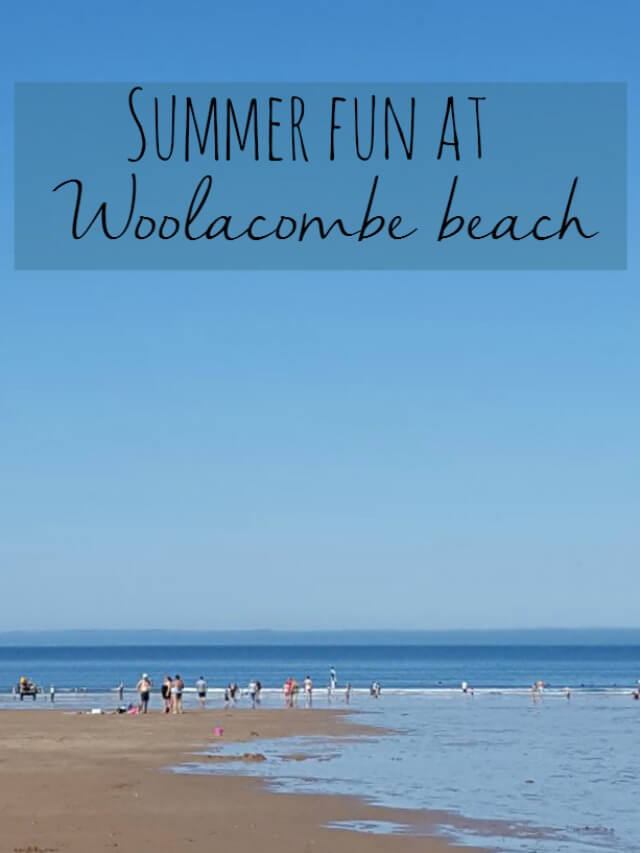 Summer fun at Woolacombe beach Bubbablue and me