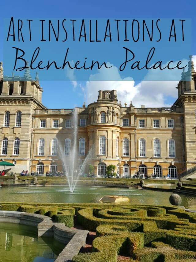 Autumn art installation at Blenheim Palace