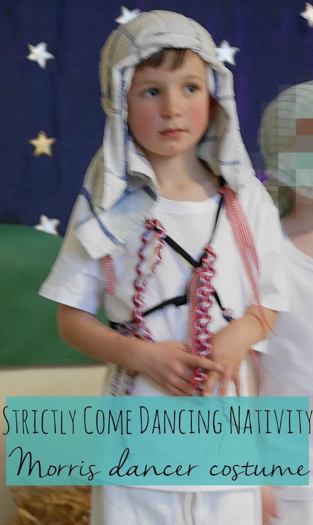 Strictly come dancing nativity play and a morris dancer costume - Bubbablue and me