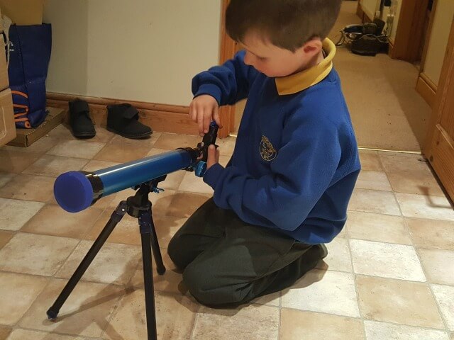 putting the telescope up