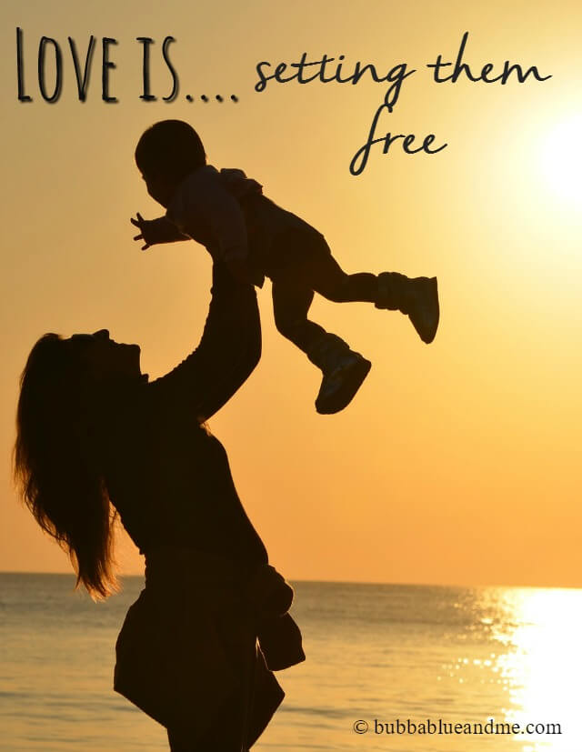 Love is...settig them free - Bubbablue and me