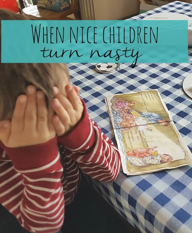 When nice children turn into nasty children - Bubbablue and me