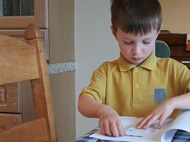 creating his own little book