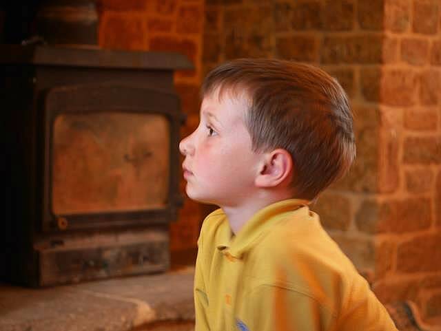watching tv